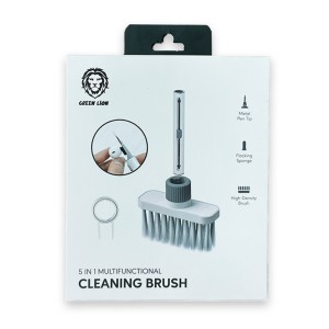 کیت تمیز کننده گرین لاین مدل Green Lion 5 IN 1 Multifunctional Cleaning Brush