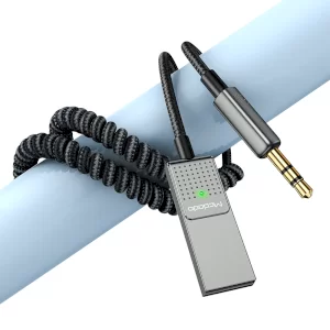 مبدل گیرنده بلوتوثی به جک 3.5 میلی متری مک دودو مدل CA-8700 طول 1.7 متر