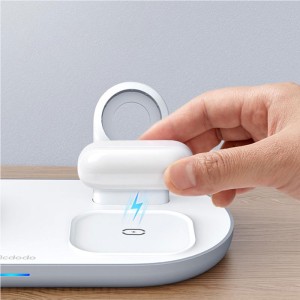شارژر وایرلس 3 کاره مک دودو Mcdodo 3 IN 1 Magnetic Wireless Charger توان 15 وات