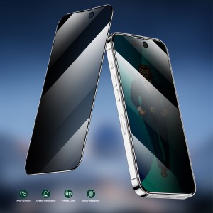 گلس لبه سیلیکون پرایوسی گرین لاین Silicone Plus Privacy آیفون iPhone 14 Pro Max