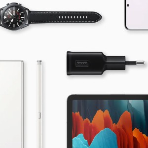 شارژر دیواری اورجینال سامسونگ EP-TA200 توان 15 وات با کابل و کارتن