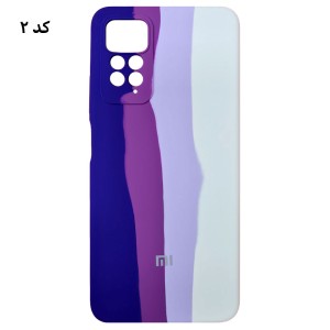 قاب سیلیکونی رنگین کمانی اورجینال شیائومی Redmi Note 11 Pro