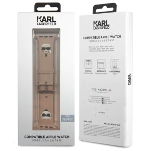 بند سیلیکونی اپل واچ کارل 42/44 میلی متر Karl KLAWLSLCKP Watch Band