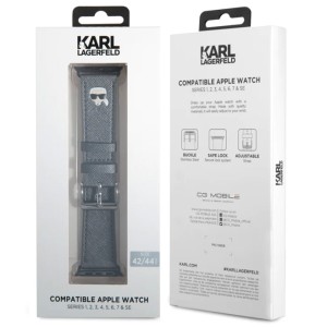 بند چرمی اپل واچ کارل 42/44 میلی متر Karl KLAWLOKHG Watch Band