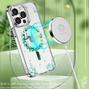 قاب مگ سیف نیچر گرین لاین مدل آیفون iPhone 13 Pro