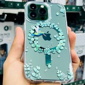 قاب مگ سیف نیچر گرین لاین مدل آیفون iPhone 13 Pro