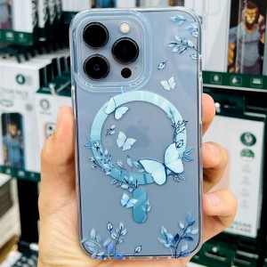 قاب مگ سیف نیچر گرین لاین مدل آیفون iPhone 13 Pro