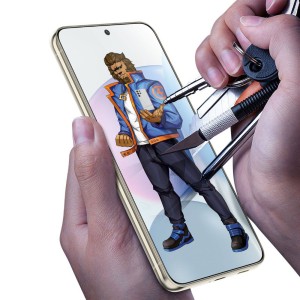 گلس شفاف گرین لاین 3D Edge Glue سامسونگ S23 Ultra