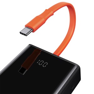 پاوربانک بیسوس مدل Elf Digital Display PPJL000001 ظرفیت 20000 میلی آمپر توان 65 وات