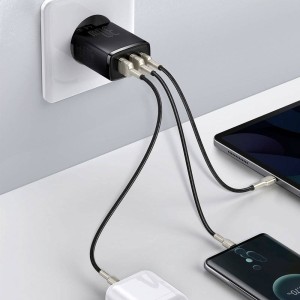 شارژر دیواری بیسوس Compact Quick Charger 2U+C CCCP30UE توان 30 وات