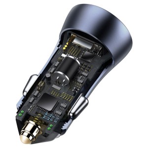 شارژر فندکی بیسوس مدل Golden Contactor Pro TZCCJD-0G با کابل Type-C توان 40 وات