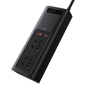 اینورتر و چند راهی برق بیسوس Power Inverter BS-CI15-02A توان 150 وات ولتاژ 220 ولت