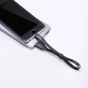 کابل شارژ USB به لایتنینگ بیسوس مدل Nimble CALMBJ-B01 طول 23 سانتی متر توان 2 آمپر