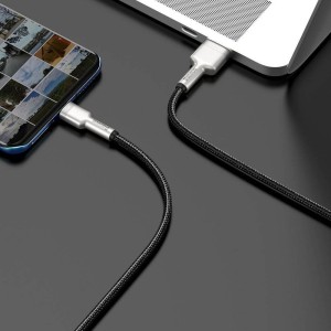 کابل شارژ USB به Type-C بیسوس مدل Cafule Metal CAKF000001 طول 25 سانتی متر توان 66 وات
