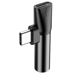 مبدل Type-C به جک 3.5 میلی متری و تایپ سی بیسوس L41 Connector CATL41-S1