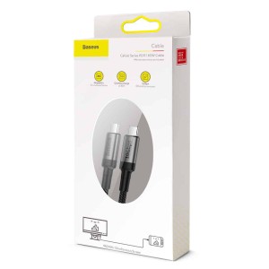 کابل شارژ Type-C به Type-C بیسوس مدل Cafule Series PD3.1 CATKLF-SG1 طول 1 متر توان 100 وات