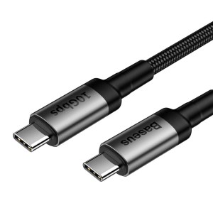 کابل شارژ USB-C به USB-C بیسوس مدل Cafule Series PD3.1 CATKLF-SG1 طول 1 متر توان 100 وات