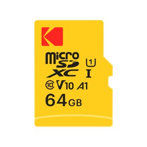 کارت حافظه MicroSDXC کداک مدل Kodak PREMIUM PERFORMANCE UHS-I U1 A1 V10 ظرفیت 64 گیگابایت به همراه آداپتور SD