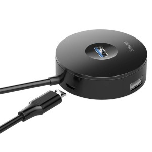 هاب USB چهار پورت USB 3.0 بیسوس مدل CAHUB-U01
