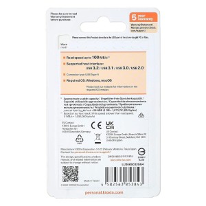 فلش مموری USB 3.2 کیوکسیا مدل U366 ظرفیت 32 گیگابایت