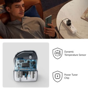 شارژر دیواری انکر مدل Anker 313 A2643K11 توان 45 وات