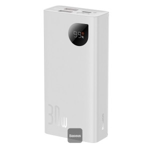 پاوربانک بیسوس مدل Adaman2 Digital Display Fast Charge PPADM2-10 ظرفیت 10000 میلی آمپر توان 30 وات