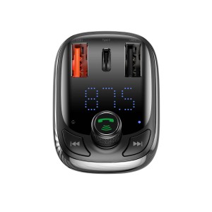 شارژر فندکی بیسوس T Typed Wireless MP3 Charger CCTM-B01 توان 36 وات