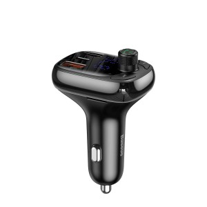 شارژر فندکی بیسوس T Typed Wireless MP3 Charger CCTM-B01 توان 36 وات