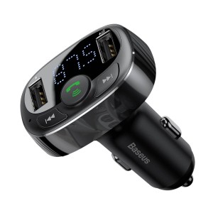 شارژر فندکی بیسوس T Typed Bluetooth MP3 Charger CCTM-01 توان 18 وات