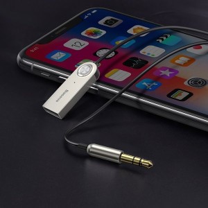 مبدل گیرنده بلوتوثی به جک 3.5 میلی متری بیسوس مدل Baseus BA01 Audio Adapter