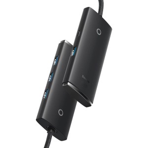 هاب USB چهار پورت USB 3.0 بیسوس مدل BS-OH013 WKQX030101