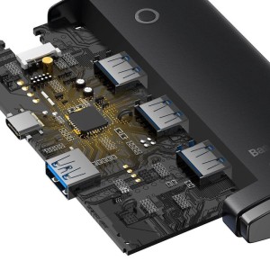 هاب USB چهار پورت USB 3.0 بیسوس مدل WKQX030101