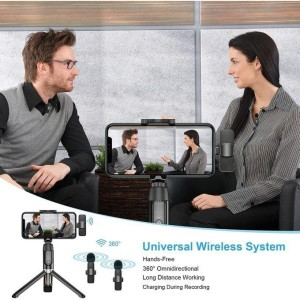 میکروفون یقه ای بی سیم گرین لاین Green Lion 3 in 1 Wireless Microphone