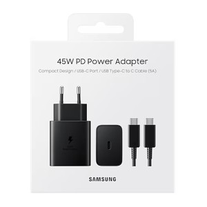 شارژر دیواری اورجینال سامسونگ مدل EP-T4510 توان 45 وات با کابل تایپ سی