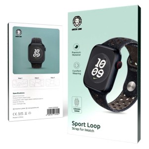 بند سیلیکونی اپل واچ گرین لاین 42/45/49 میلی متر Sport Loop
