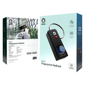 قفل مینی اثر انگشتی گرین لاین Green Lion Mini Fingerprint Padlock