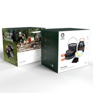 سرویس آشپزی کمپینگ گرین لاین Green Lion Camping Cookware Set