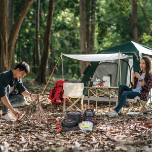 سرویس آشپزی کمپینگ گرین لاین Green Lion Camping Cookware Set