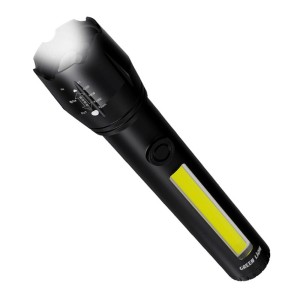 چراغ قوه پلیسی دو کاره گرین لاین Green Lion 2 in 1 Adjustable Torch