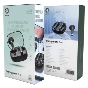 هندزفری بلوتوث دوگوش گرین لاین مدل Transparent Pro