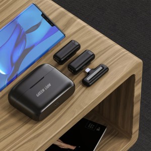 میکروفون یقه ای بی سیم گرین لاین مدل Green Lion 2 in 1 Wireless Microphone