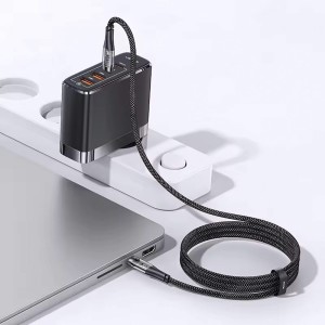 کابل شارژ USB-C به USB-C یوسمز مدل US-SJ574 طول 1.2 متر توان 100 وات