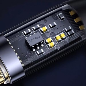 کابل شارژ دوسر تایپ سی یوسمز مدل US-SJ574 طول 1.2 متر توان 100 وات