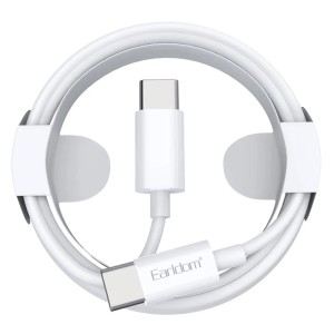 کابل شارژ USB-C به USB-C ارلدام مدل EC-166C طول 1 متر توان 60 وات