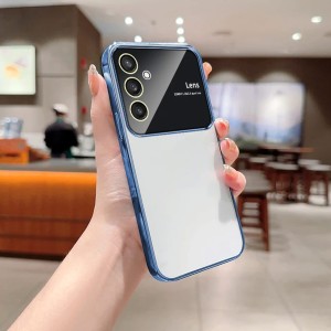 قاب ژله ای شفاف دور رنگی Lens محافظ لنزدار سامسونگ A05s