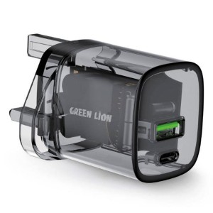 شارژر دیواری گرین لاین Transparent توان 33 وات