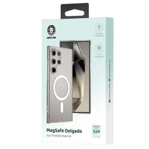 قاب شفاف MagSafe Delgado گرین لاین سامسونگ S24 Ultra