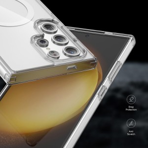 قاب شفاف MagSafe Crystal Clear گرین لاین سامسونگ S24 Ultra
