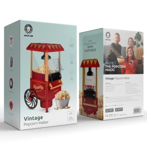پاپ کورن ساز گرین لاین مدل Green lion Vintage Popcorn Maker