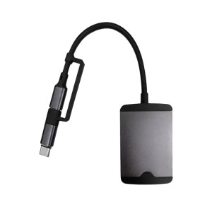 هاب تایپ سی/لایتنینگ 5 پورت گرین لاین Green Lion 5 in 1 Mini Multifunction Hub